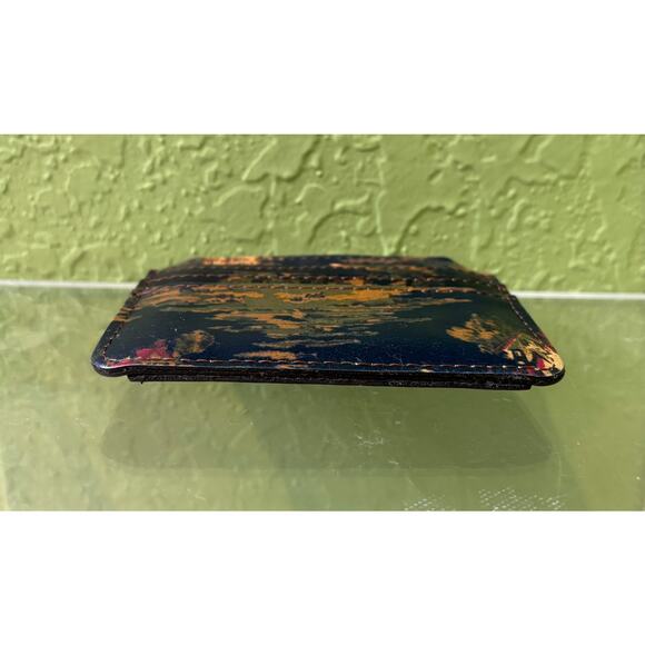 Patrisha Nash Cassis Kent Countryside Small Printed Leather ID Wallet - Picture 4 of 6